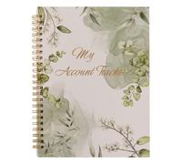 SHINEOFI Bank Check Register Book Classic Design Paper Ledger for Personal and Small Business Use Portable Finance Management Organized Financial Overview