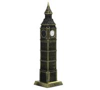 SHINEOFI Big Ben Model London Big Ben Souvenir Metal Building Model Decorative Architectural Gift for Home Decoration Office Desk London Landmark Display