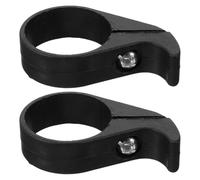 SHINEOFI Bike Guard Black Plastic Mechanism Guide Chain 2pcs Anti-drop and Easy Installation for Bicycle Chain Protector Accessory Mountain Bikes