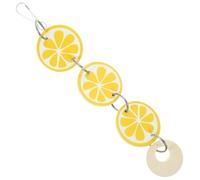 SHINEOFI Bird Cage Hanging Chewing for Parrots with Wood Blocks, Colorful Foraging Plaything 10x30cm, Safe Nibbling for Cockatiels and Macaws