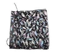 SHINEOFI Bird Cage Mesh Cover with Elastic Cord, Splash-proof Protective Net for Small to Medium Ornamental Birdcages, 40cm Height with 150-300cm Circumference, Black Multipurpose Birdcage