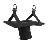 SHINEOFI Black Nylon Pool Beer Float with Stable Cup Holder, Flexible Design Prevents Tipping, Drink Accessory for Pool and Ground Use