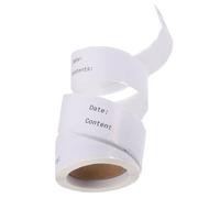 SHINEOFI Blank Writable Food Storage Labels Stickers 25x75mm White Removable Date Marking Labels for Kitchen Fridge Organizing 150pcs Roll