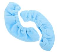 SHINEOFI Blue Ice Skate Guards for Figure Skates Hard Structure Polyester Blade Covers to Protect Shoes Prevent Piercing for Ice Hockey Players