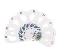 SHINEOFI Blueberry Diameter Measuring Ruler Plastic Gauge with Connected for Accurate Fruit Sizing Durable Diameter Measuring Tool for Blueberry Growers and Outdoor Use