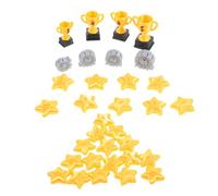 SHINEOFI Board Game Piece Set, Star Tokens for Tabletop Activities | Pla Build, Smooth Edges and Markings, Sports Day Themes, Family Gatherings, Repeated Use