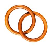 SHINEOFI Boho Wooden Link Chain Decor Natural Wood Knot Ornament for Modern Home Mini Ziziphus Wood Craft with Fine European Style Artistic Mantle Decoration