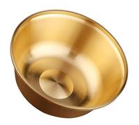 SHINEOFI Brass Decorative Bowl Multi-Function Offering Cup Tabletop Copper Bowl for Home Décor Buddhist Water Cup Wear-Resistant Creative Gift for Worship and Ritual Use