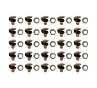 SHINEOFI Brass Shoe Lace Hooks with Exquisite Details Easy to Install for Boots 20pcs and Weather-resistant Metal Buckles for DIY Shoe Lace Projects and Boot Repairs