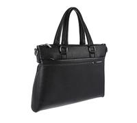 SHINEOFI Capacity PU Leather Business Bag Men's Portable Laptop Briefcase for Work Travel Fashion Portfolio Handbag with Textured Hardware for Storing Laptops Books Essentials