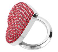 SHINEOFI Car Engine Start Button Cover Red Heart Push to Start Button Protector Anti-Scratch Ignition Switch Decor Interior Trim for Vehicle