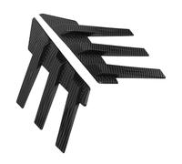 SHINEOFI Car Rear Window Side Spoiler Louvers Sticker Vent Trim, 1 Pair Auto Rear Wing Garnish Cover, Universal Side Fender Body Decoration for Vehicle Exterior