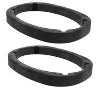 SHINEOFI Car Speaker Adapter Ring Plastic Spacer Black Delicate Shape Improves Sound Quality Sound Insulation Outdoor Adventures