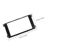 SHINEOFI Car Stereo Mounting Brackets Abs Frame Dash Radio Trim Kit for Compact Sedan C-max Precise Fit Car Audio Installation Panel with Original Look and Stylish Design