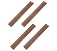 SHINEOFI Carbonized Wood Strips Unfinished Wood Craft Sticks 4pcs for Woodworking and Projects for Woodcarving and Arts Crafts Use