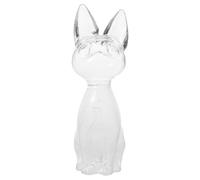 SHINEOFI Cat Hair Keepsake Jar Glass Pet Hair Storage Box for Cat and Dog Whisker Collection Memorial Bottle for Pet Loss Remembrance