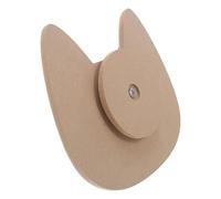 SHINEOFI Cat Head Shape Wooden Pottery Mold for Clay Plate Forming with Comfortable Handling, Practical Ceramic Plate Mold for Studios and Decorative Dinnerware Projects