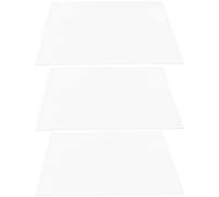 SHINEOFI Cat Litter Box Splash Guard 3pcs 1mm Thick for Open Litter Pans 300x400mm Protective Enclosure Suitable for Cat Toilet Hygiene