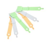 SHINEOFI Cat Treat Feeder Spoon Plastic Material with Ergonomic Squeezer Structure 6pcs Maintains Cleanliness and Versatile Usage for Small Pets and Cats for Indoor Feeding