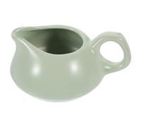 SHINEOFI Ceramic Gravy Boat Sauce Dispenser with Handle Large Capacity and Resistant to Stains Versatile Sauce Pitcher for Elegant and Minimalist Table Serving