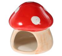 SHINEOFI Ceramic Hamster Hideout Cooling Nest for Guinea Pigs Small Animals Summer Cooling House Decorative Pet Habitat Resting Cave