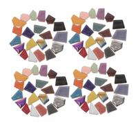 SHINEOFI Ceramic Mosaic Tiles for DIY Crafts Irregular Broken Pieces for Home Decor Durable Fine Ceramic Mosaic Supplies for Picture Frames and Flowerpot Decoration Mixed Colors