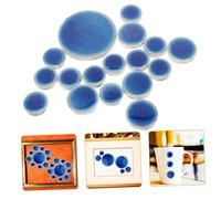 SHINEOFI Ceramic Mosaic Tiles Irregular Shape DIY Craft Tiles for Handmade Artworks for Flowerpots Jewelry Frames and Home Decor