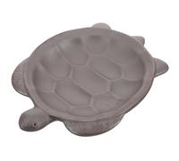 SHINEOFI Ceramic Plant Saucer Turtle Shape 8 Inch Pot Tray with Water Catcher for Indoor Moss Ball and Green Plants, Reusable Ceramic Flower Pot Base for Hydroponic and Bonsai Gardening