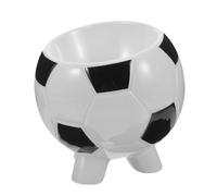 SHINEOFI Ceramic Puppy Feeder Pet Feeding Bowl Wide Base Easy to Wash Proper Height Decorative Design Moderate Capacity for Drinking Occasion Suitable for Pet Owners and Kittens