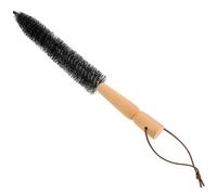 SHINEOFI Chimney Cleaning Brush with Wooden Handle, Multifunctional Nylon Duct Brush for Fireplace, Dryer Vent and Air Duct Cleaning Tool, Chimney Sweeper Accessory for Home Use