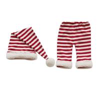 SHINEOFI Christmas Hat and Shorts Photography Stripe Costume Woolen Yarn | Photo-ready Styling for Newborns, Studio Props for Memorable Photos, Gentle on Skin