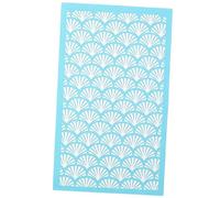SHINEOFI Clay Printing Template for Polymer Clay Crafting Reusable Washable Mesh Templates for DIY Jewelry Making Silk Screen Stencils