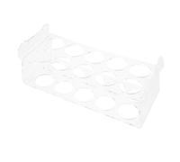SHINEOFI Clear Acrylic Egg Storage Box Dual Layer Refrigerator Egg Organizer for Efficient Space Utilization for Kitchen Organization and Clutter Storage