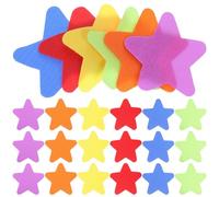 SHINEOFI Color Carpet Mark Sticker Star Shape 30Pcs Classroom Spot Markers for Children S Educational Games and Early Learning Activities
