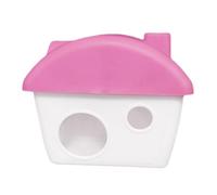 SHINEOFI Comfortable Plastic Hamster Shelter Small Animal Hideout Safe Sleeping House Providing Fun for Guinea Pigs and Chinchillas Indoor Use