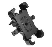 SHINEOFI Compact Black Abs Bike Phone Mount Holder for Handlebar with Shockproof Design and Long-term Use, for Cycling Navigation and Secure Smartphone Attachment