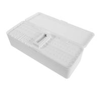 SHINEOFI Compact Cable Organizing Case for Data Cables and Chargers Modern Design for Tangle Desktop Management White
