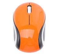 SHINEOFI Compact Orange Laptop Wireless Mouse with USB Receiver, Ergonomic Abs Design, Silent Operation, for Office Use and Can be Put in Computer Bag