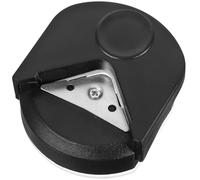 SHINEOFI Corner Rounder Punch Cutter for Paper Crafts DIY Projects Photo Albums Scrapbooking Cards Black Plastic Edge Rounding Tool Suitable for Crafting