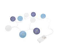 SHINEOFI Cotton Thread Ball Light String Decorative String Light 10 LED Beads Battery Powered Controlled On/Off Switch for Indoor Christmas Party Home Decor