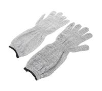 SHINEOFI Cut Resistant Gloves Thin Arm Protectors Farmers Defense Gardening Sleeves Gardening Sleeves Women Cut Proof Work Gloves Men Arm with Thumb Hole Grey