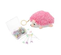 SHINEOFI Cute Hedgehog Pin Cushion Sewing Needle Storage Holder High Density Organizer for DIY Crafts Embroidery Tailoring Use Desktop Decoration