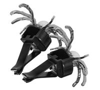 SHINEOFI Cute Spider Car Vent Clips 2pcs Black Funny Halloween Spider Diffuser Clips Bling Car Accessories for Air Freshener
