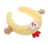 SHINEOFI Cute Yellow Chick Headband for Women, Soft Cloth Hairband Secure Fit, Keeps Hair in Place for Makeup Application and Social Media Posts