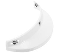 SHINEOFI Cycling Helmet Visor Vintage Classic Visor White PC Material High Durability Not Easy to Deform Protective for Outdoor Safety