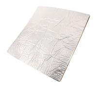 SHINEOFI D Printer Heated Bed Insulation Mat with Self-Adhesive High Density Foam and Aluminum Foil Surface, Flame Resistant Thermal Barrier Foam Sheet for Efficient Heat Retention in 3D
