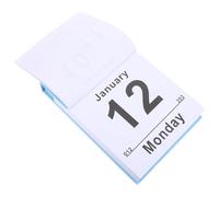 SHINEOFI Daily Tear-away Wall Calendar Large Print Vertical Planner One Page Per Day for Home Office Dorm Classroom Flexible Date Tracker with Ink-safe Writing Surface and Easy-tear