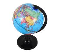 SHINEOFI Decorative Desktop Globe with Stand Plastic Educational Globe for Geography Learning Clear Visuals and Modern Design for Classroom Teaching and Office Decor