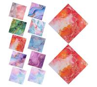 SHINEOFI Decorative Scrapbook Paper Sheets Stylish and Easy to Carry Artistic Paper 24pcs Marble Gold Pattern Suitable for Writing for Vintage Scrapbooking Projects and Greeting Cards