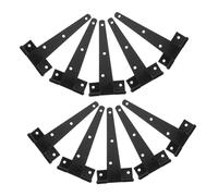 SHINEOFI Detachable Galvanized Door Hinge with Screws Rising Butt Barn Door Hinges for Home Shed Cabinet Use Durable Metal Construction Easy Installation and Wear Resistant
